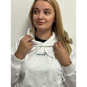 Levi’s Női Fehér színű Kapucnis Pulóver