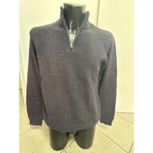 Tom Tailor Kötött Sötétkék Férfi Pulóver